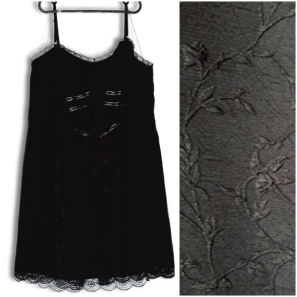 LONDON TIMES - New - Elegant Black Lace Evening Dress Spaghetti Straps Sz 24 - Picture 1 of 10